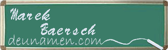 Marek Baersch Visitenkarte